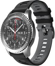 Twin Sport Armband Samsung Galaxy Gear S3 - Svart/Grå