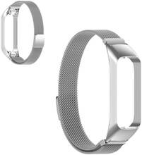 Stainless steel watch band for Samsung Galaxy Fit 2 - Silver