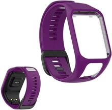 Silicone watch strap for TomTom device - Purple