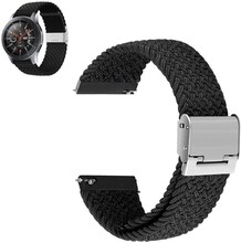 20mm Universal elastic nylon watch strap - Black