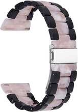 Fitbit Versa 2 / Versa Lite color splice resin watch strap - Black / Pink