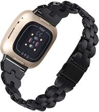 Fitbit Sense / Versa 3 resin style watch strap - Black
