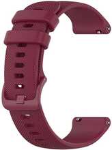 20mm Huawei Watch GT 3 (42mm) / GT 3 42mm silicone watch strap - Wine Red