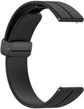 INF Klockband magnetiskt spänne silikon SvartSamsung Galaxy Watch 3 45 mm/Gear S3 Classic, Frontier, Huawei Watch Buds/GT Runner/GT2 Pro, Xiaomi Watch