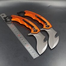 Karambit Knifee Folding Tactical Knifee Multifunktion Overlevelsesjagt Udendørs Camping Lommekniv Selvforsvar EDC Multi Tool – takket
