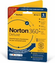 NORTON 360 DELUXE 50GB ND 1 USER 5 DEVICE 12MO CDON ATTACH ENR CARD DVDSLV