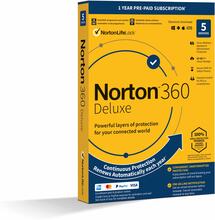 Norton 360 Deluxe 50Gb Nd 1 User 5 Device 12Mo Cdon Enr Mm