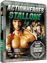 Sylvester Stallone Rambo Action Heroes - Limited Steelbook (4K Ultra HD) (3 disc)