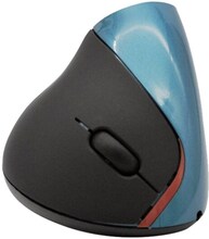 HH-111 5 Keys Wireless Vertical Charging Mouse Ergonomics Wrist Protective Mouse(Blue)