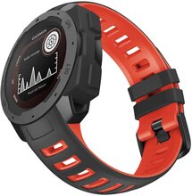 Twin Sport Armband Garmin Instinct - Svart/röd