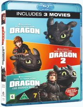 How To Train Your Dragon 1-3 Box (Blu-ray) (3 disc)