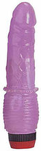 Violetti-Ville vibraattori, jelly-materiaali, lila, paristokäyttöinen