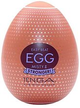 Tenga Egg - Stronger Misty II masturbaattori, joustava, pehmeä, kananmunan muotoinen, valkoinen