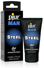 Pjur - Man Steel stimuloiva geeli, 50 ml, peniksen verenkiertoon, ihoa kosteuttava