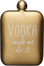 Fickplunta "Vodka made me do it", guld - Bar Craft