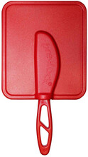 Brelock Smörkniv med lock, röd, 600 g