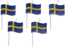 Tårtljus svenska flaggan