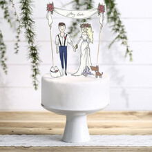 Cake Toppers Boho, My Love - PartyDeco