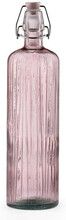 Kusintha rosa glasflaska med kork 1,2 l - BITZ