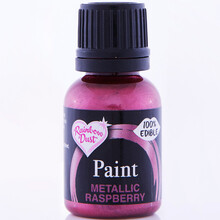Ätbar färg metallic pearlescent raspberry - Rainbow Dust