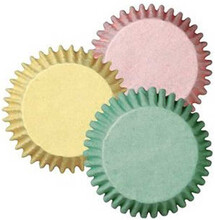 Minimuffinsformar i pastellfärger, 100 st - Wilton