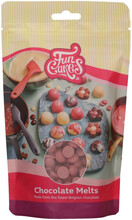 Chocolate Melts - Ruby choklad, 250 g - FunCakes