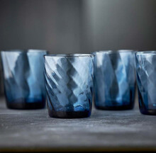 Vienna Vattenglas, Blå, 4-pack, 30 cl - Lyngby Glas