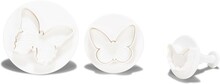 Utstickare Fjärilar, 3 storlekar - Patisse