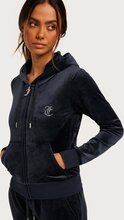 Juicy Couture - Blå - Arched Diamante Robertson Hoodie