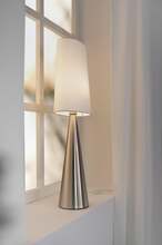 Conus Table Lamp Nickel