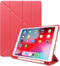 iPad 10.2" (2021 / 2020 / 2019) / iPad Pro 10.5 / iPad Air (2019) Cover - Fleksibelt Origami Cover - Rød