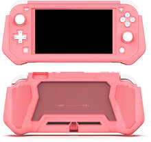 Nintendo Switch Lite 360° Plastik Cover m. Indbygget Skærmbeskyttelse - Pink