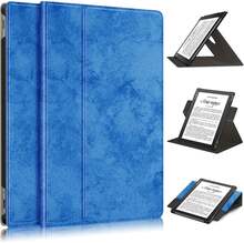 EIDERWOOD PocketBook InkPad Lite Læder Cover m. 360 Graders Ståfunktion & Penholder - Blå