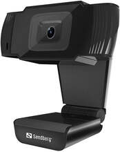 Sandberg USB Webcam 480p@30fps m. Mikrofon - Sort