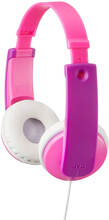 JVC Tinyphones HA-KD7 Børne Headset Max. 85dB m. Klistermærker - Lyserød / Lilla