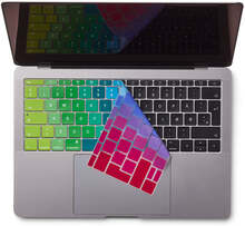 Philbert MacBook (A1534 / A1708) Keyboard Cover m. Dansk Tastatur - Rainbow