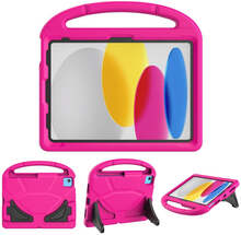 iPad 10.9 (2022) EVA Skum Børne Cover m. Kickstand - Pink