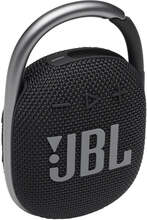 JBL CLIP 4 Trådløs Bluetooth Højtaler m. Karabinhage - Sort