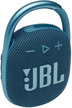 JBL CLIP 4 Trådløs Bluetooth Højtaler m. Karabinhage - Blå