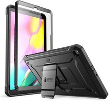 Samsung Galaxy Tab A 10.1 (2019) Håndværker Cover - Supcase Unicorn Beetle Pro Cover m. Beskyttelsesfilm - Sort