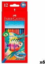 Akvarellpennor Faber-Castell Multicolour 6 Delar