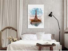 Canvas Tavla - Paris View Vertical - Premium print 20x30