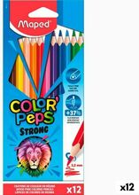 Färgpennor Maped Color' Peps Strong Multicolour 12 Delar