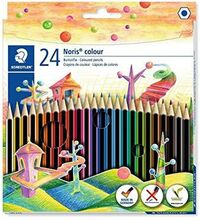 Färgpennor Staedtler 185 C24 Multicolour 24 Delar Vit