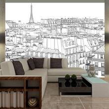 Fototapet - Parisian s sketchbook - Premium 200x154