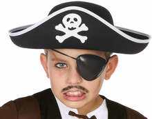Hatt Svart Barn Pirater