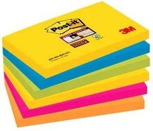 Klisterlappar Post-it SUPER STICKY 7,6 X 12,7 cm Multicolour