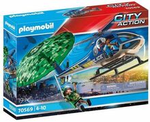 Playset City Action Police helicopter: Parachute Chase Playmobil 70569