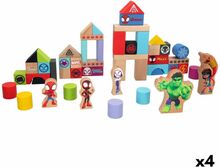 Playset Spidey Amazing Friends 50 Delar 4 antal 8 x 9,5 x 1,5 cm