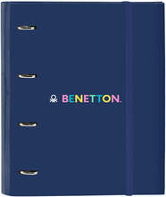 Ringpärm Benetton Cool Marinblå 27 x 32 x 3.5 cm